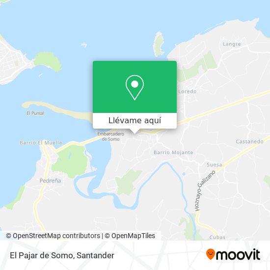 Mapa El Pajar de Somo