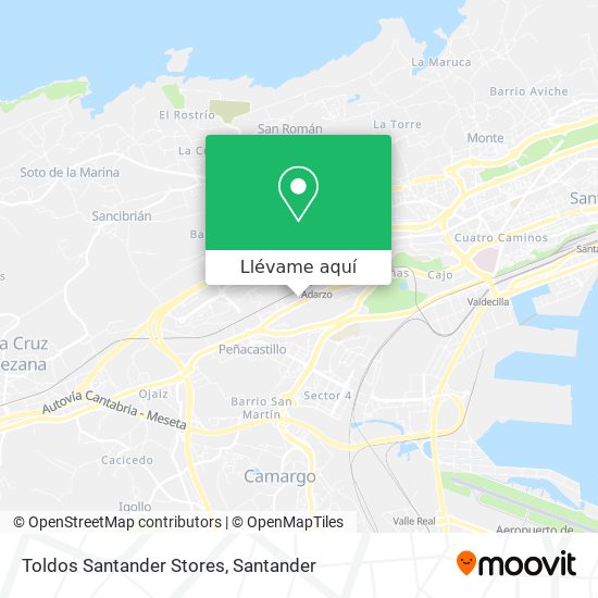Mapa Toldos Santander Stores