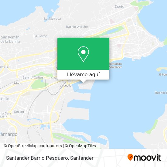 Mapa Santander Barrio Pesquero