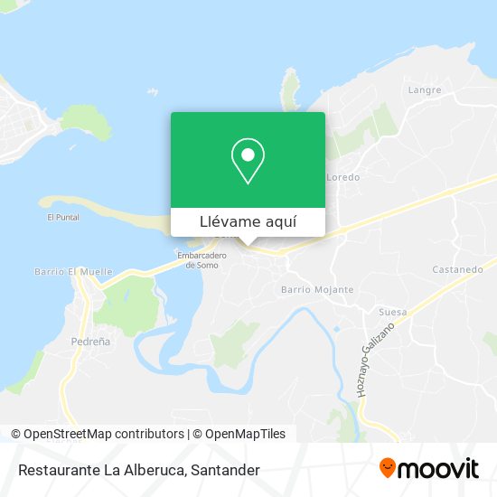 Mapa Restaurante La Alberuca