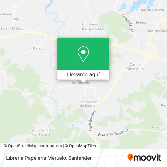 Mapa Librería Papelería Meruelo