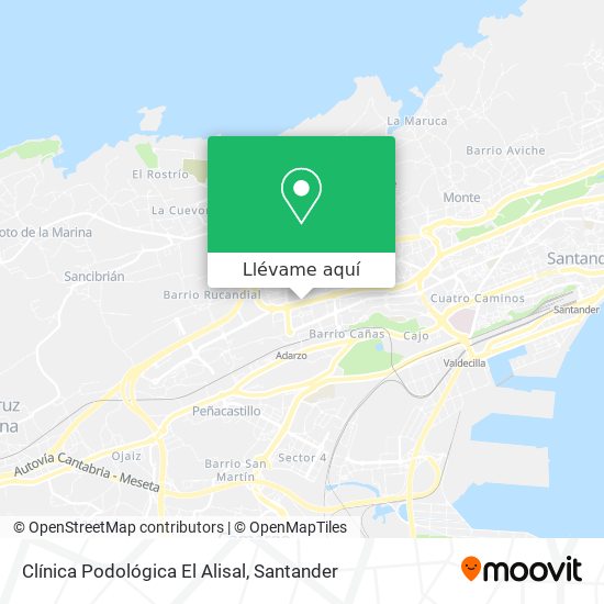 Mapa Clínica Podológica El Alisal