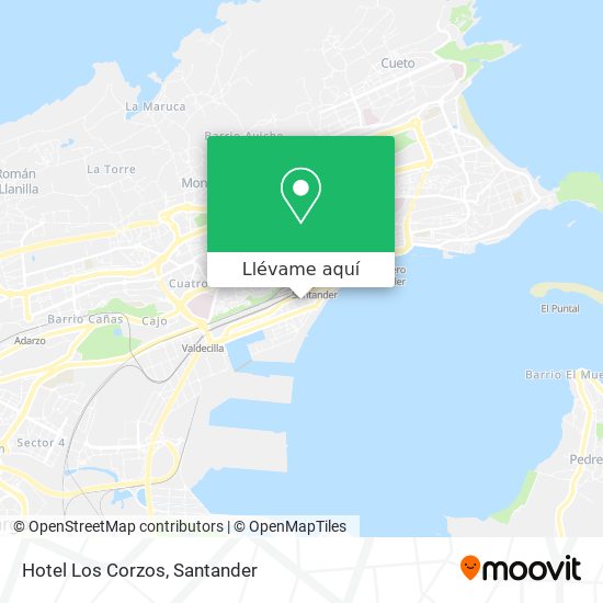 Mapa Hotel Los Corzos