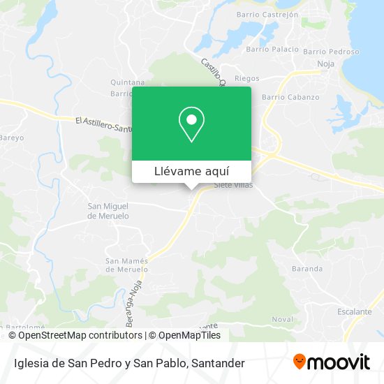 Mapa Iglesia de San Pedro y San Pablo