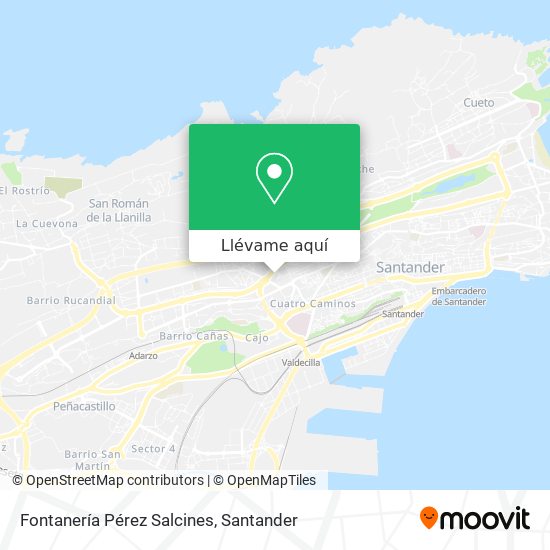 Mapa Fontanería Pérez Salcines