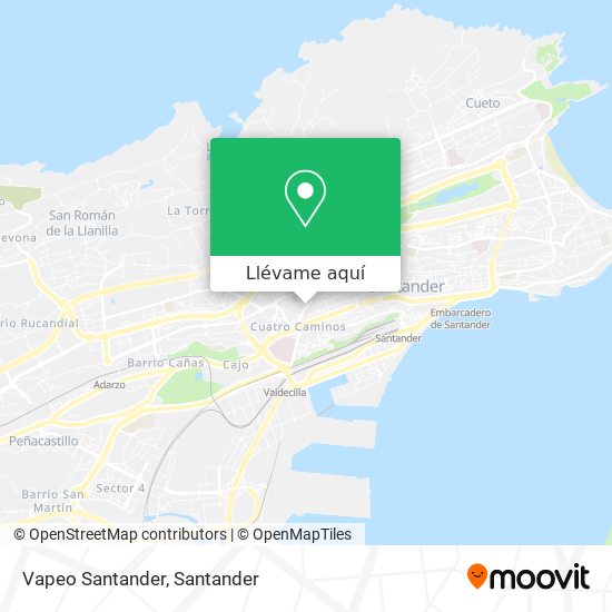 Mapa Vapeo Santander