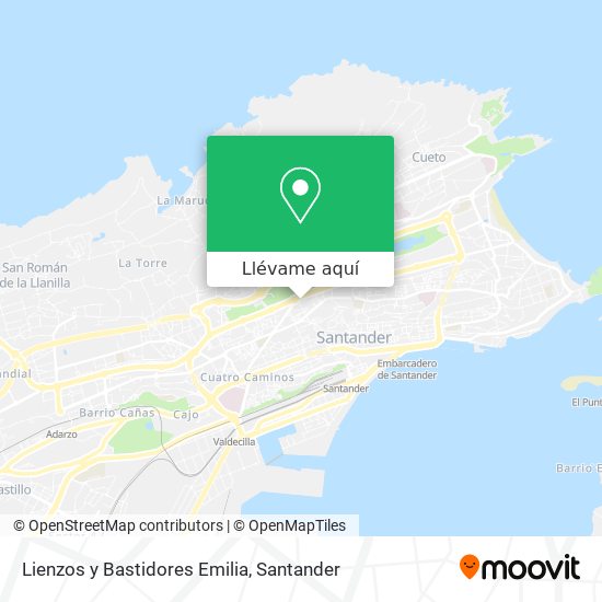 Mapa Lienzos y Bastidores Emilia