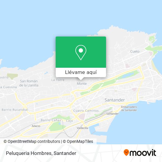 Mapa Peluqueria Hombres