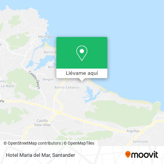 Mapa Hotel Maria del Mar