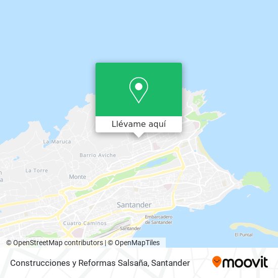 Mapa Construcciones y Reformas Salsaña