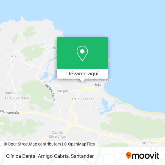 Mapa Clínica Dental Amigo Cabria