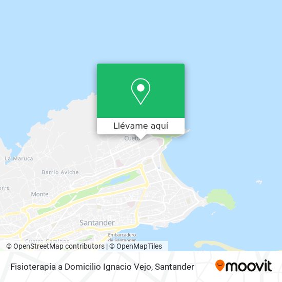 Mapa Fisioterapia a Domicilio Ignacio Vejo