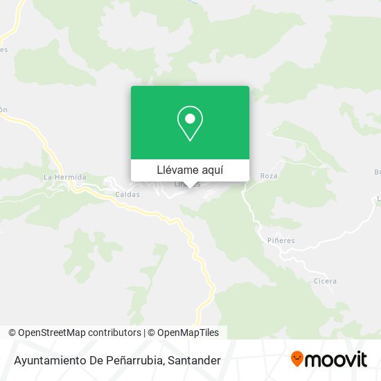 Mapa Ayuntamiento De Peñarrubia
