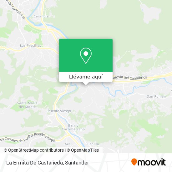 Mapa La Ermita De Castañeda