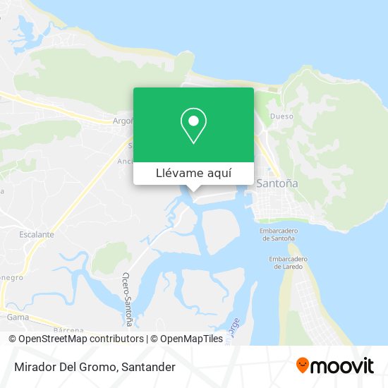 Mapa Mirador Del Gromo