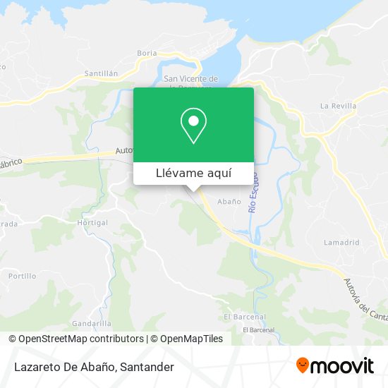 Mapa Lazareto De Abaño
