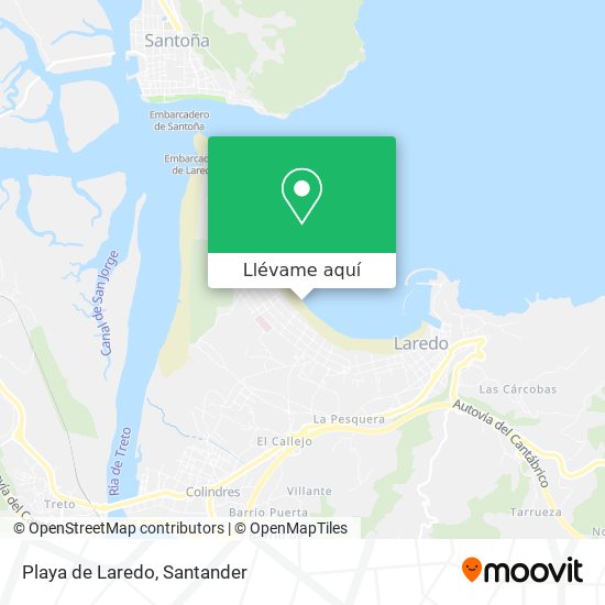 Mapa Playa de Laredo