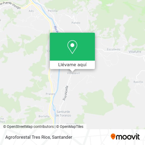 Mapa Agroforestal Tres Ríos