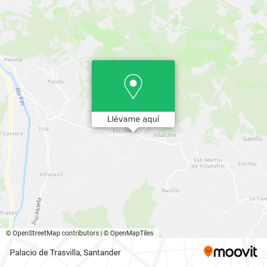 Mapa Palacio de Trasvilla