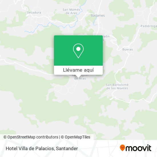 Mapa Hotel Villa de Palacios