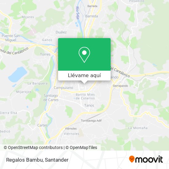 Mapa Regalos Bambu