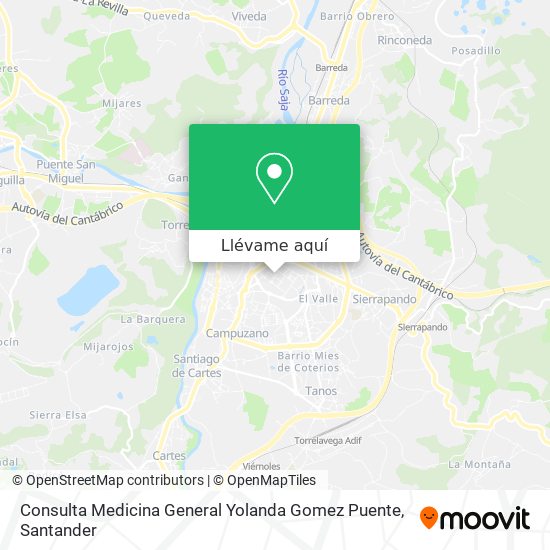 Mapa Consulta Medicina General Yolanda Gomez Puente