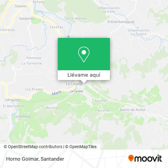 Mapa Horno Goimar