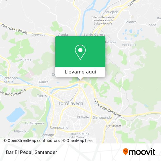 Mapa Bar El Pedal