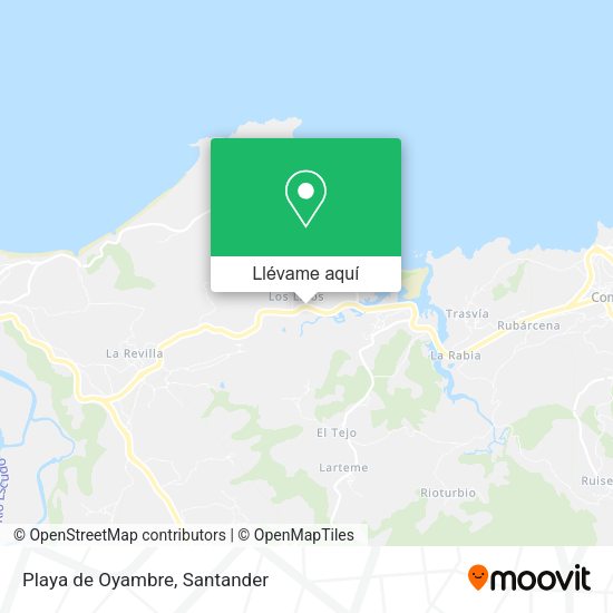 Mapa Playa de Oyambre