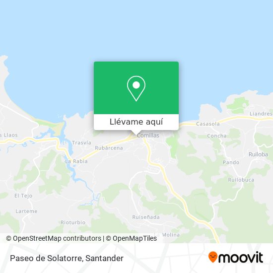 Mapa Paseo de Solatorre