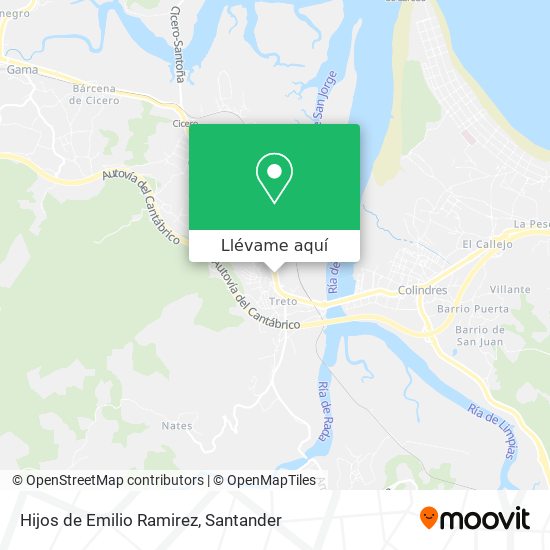 Mapa Hijos de Emilio Ramirez