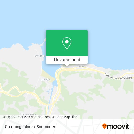 Mapa Camping Islares