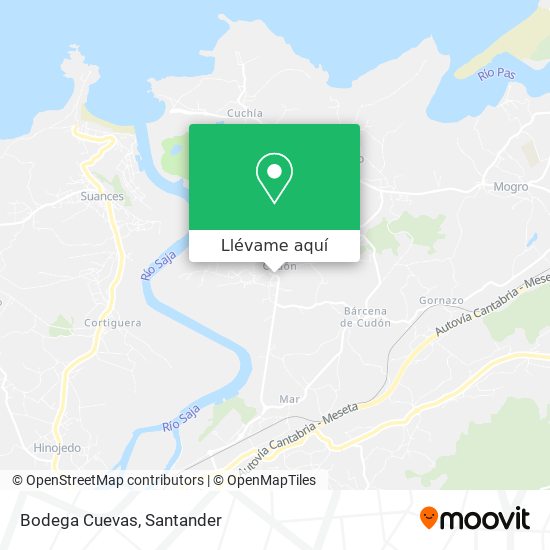 Mapa Bodega Cuevas