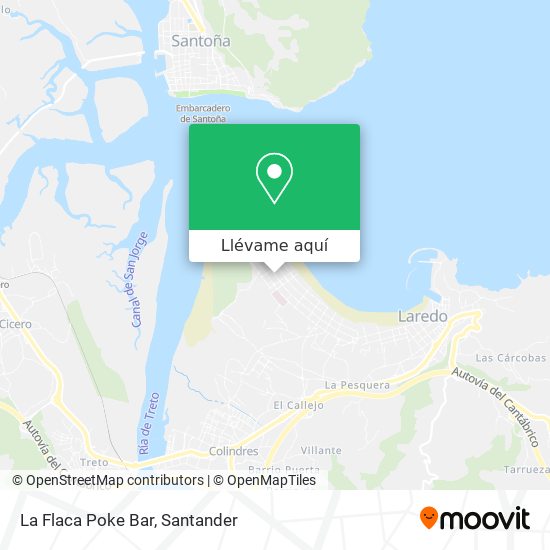 Mapa La Flaca Poke Bar