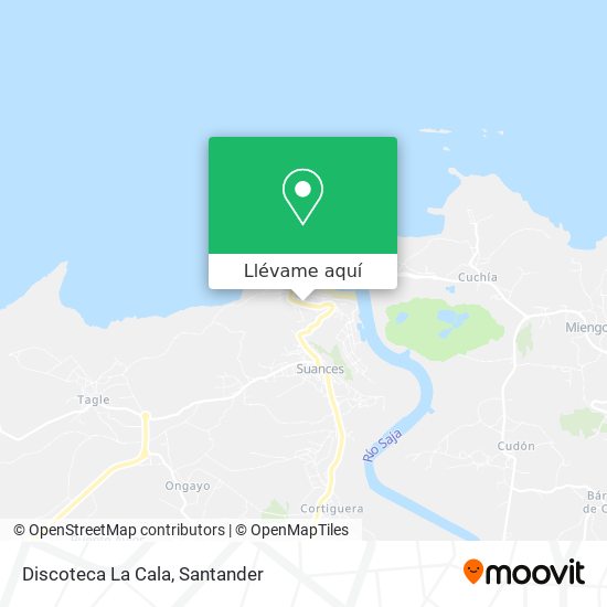 Mapa Discoteca La Cala