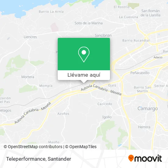 Mapa Teleperformance