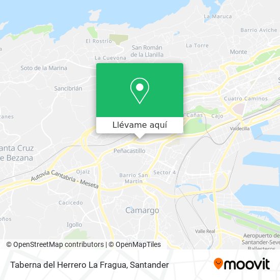 Mapa Taberna del Herrero La Fragua