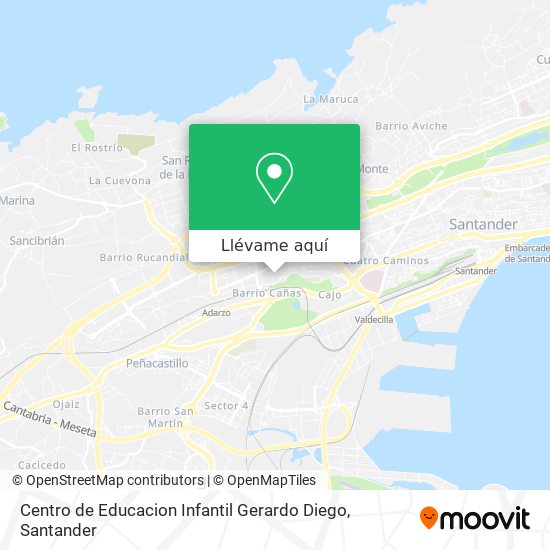 Mapa Centro de Educacion Infantil Gerardo Diego