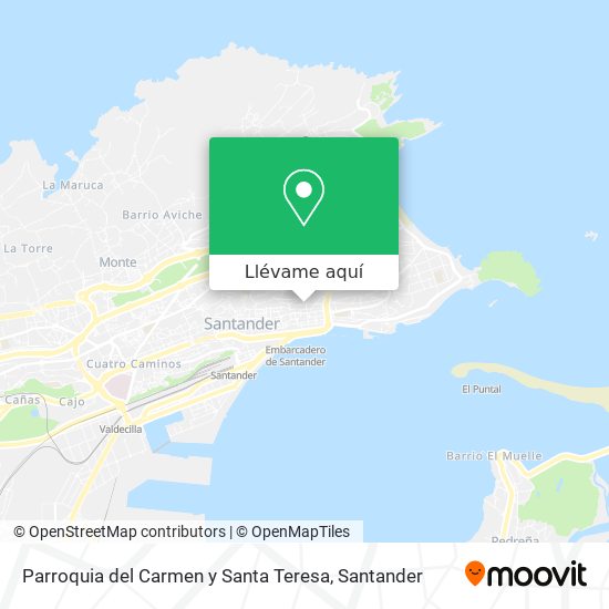 Mapa Parroquia del Carmen y Santa Teresa