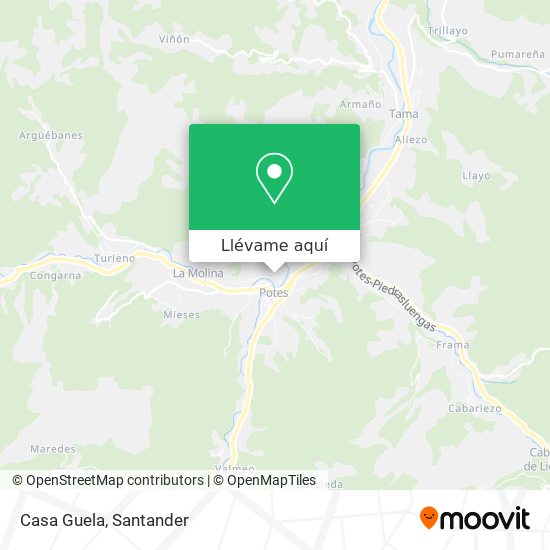 Mapa Casa Guela