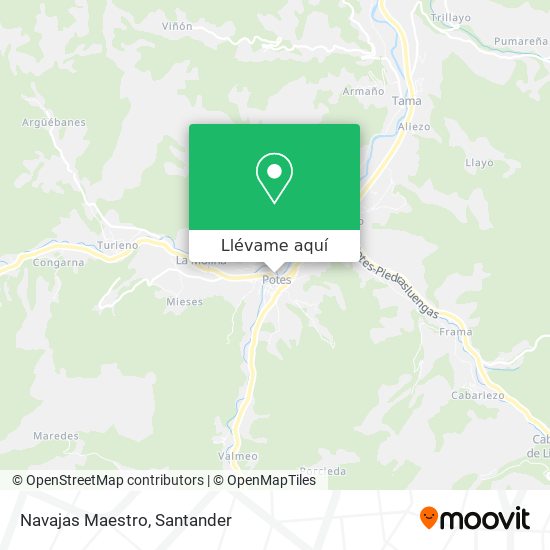 Mapa Navajas Maestro
