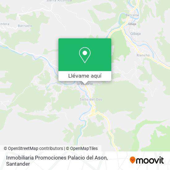 Mapa Inmobiliaria Promociones Palacio del Ason