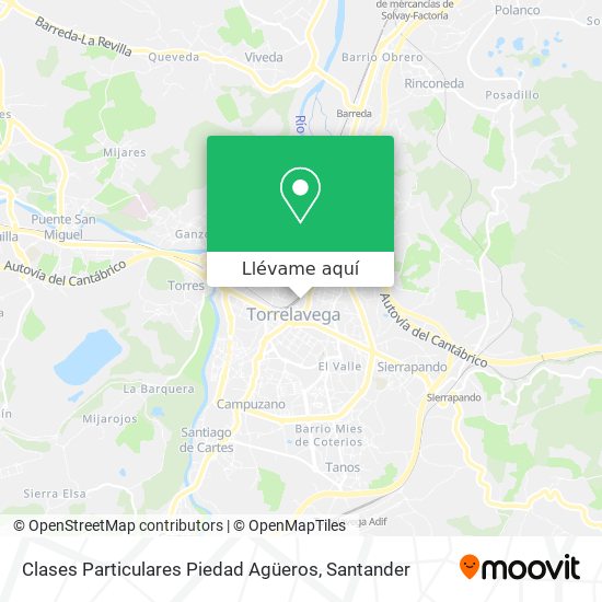 Mapa Clases Particulares Piedad Agüeros