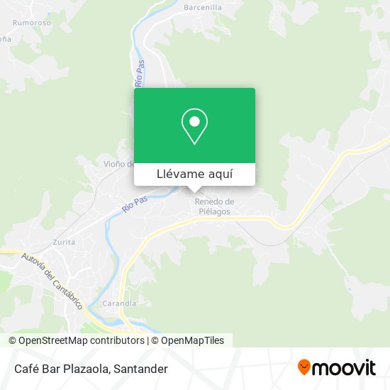 Mapa Café Bar Plazaola