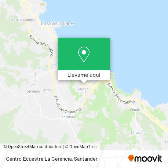 Mapa Centro Ecuestre La Gerencia