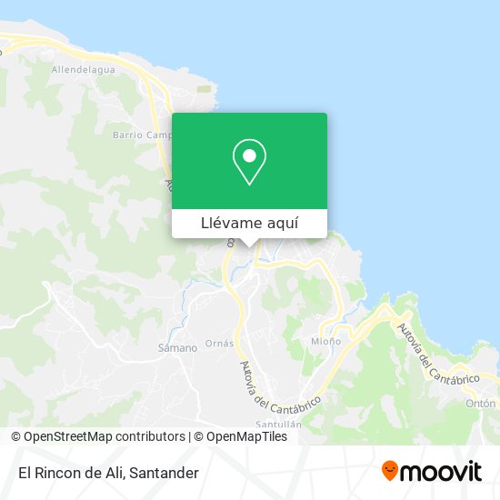 Mapa El Rincon de Ali