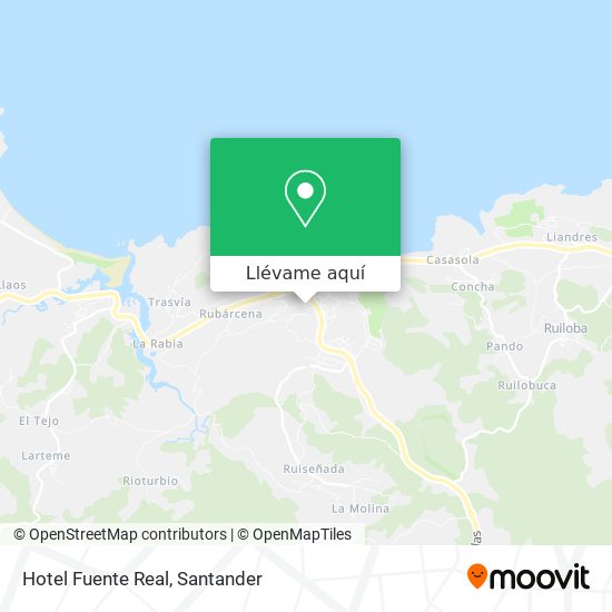Mapa Hotel Fuente Real