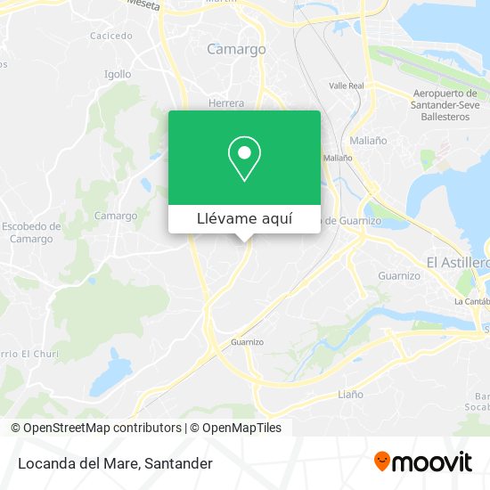 Mapa Locanda del Mare