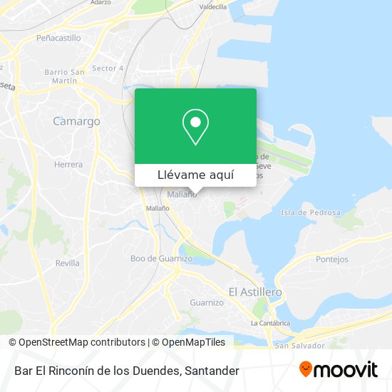 Mapa Bar El Rinconín de los Duendes