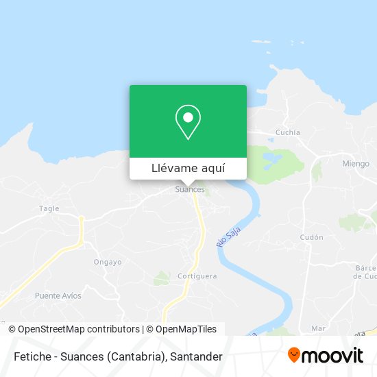 Mapa Fetiche - Suances (Cantabria)